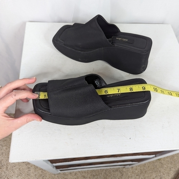 Xhilaration Y2K 90s Platform Chunky Slide Sandals - Picture 7 of 7